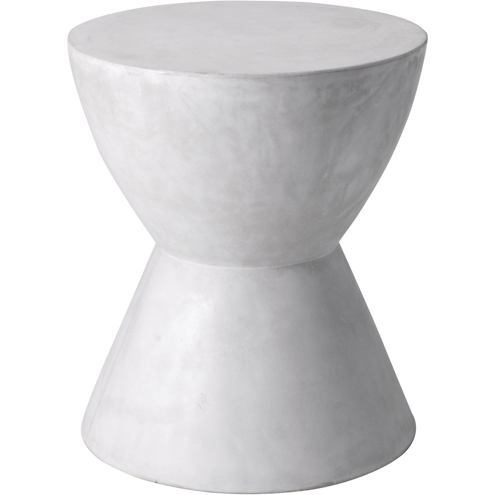 Logan 18 X 15 inch White Outdoor End Table